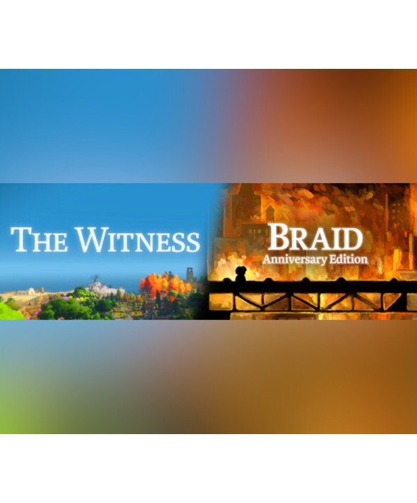 Braid Anniversary Edition + The Witness Bundle Steam Key GLOBAL